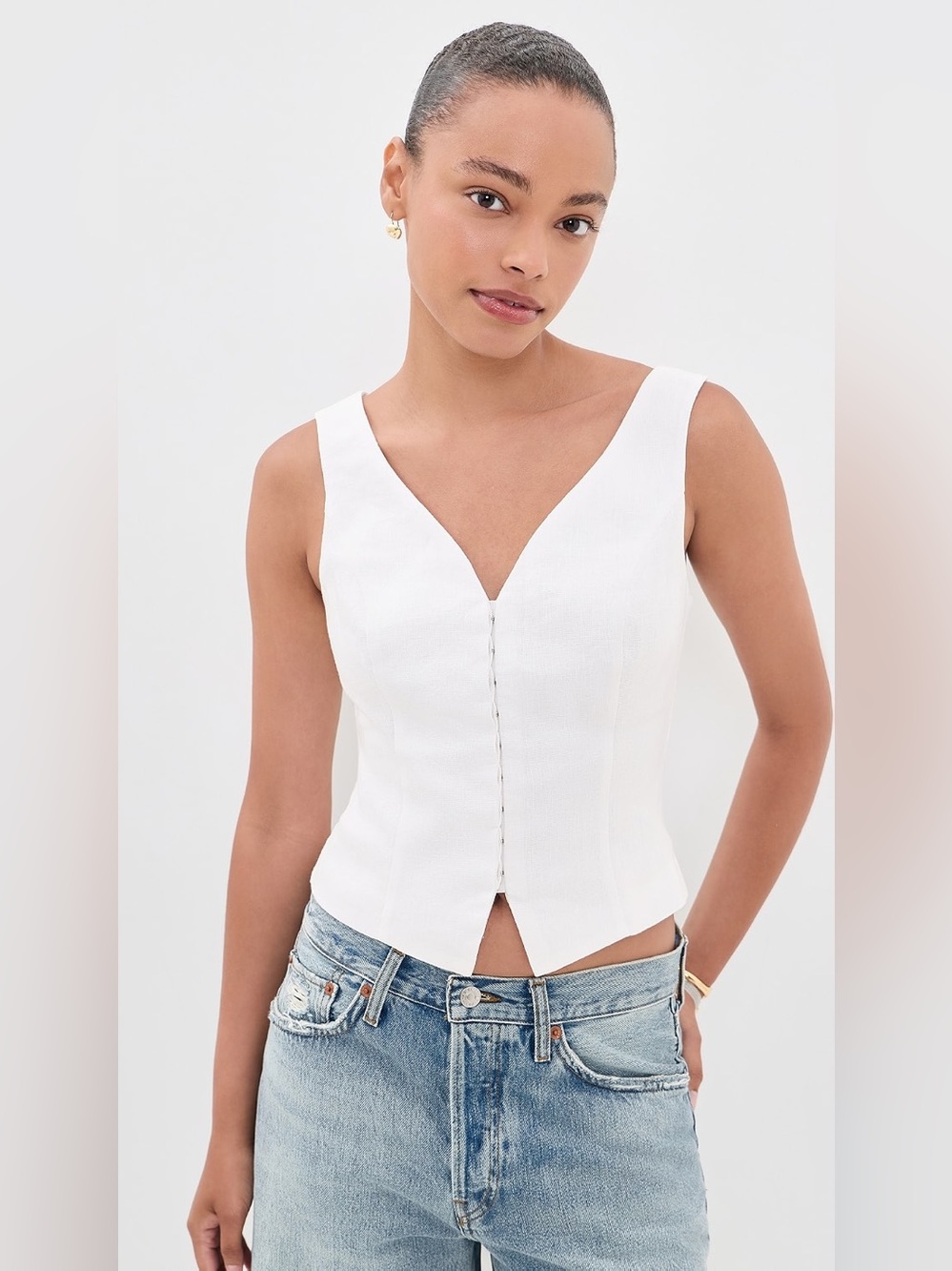 Reformation Indie Linen Top
